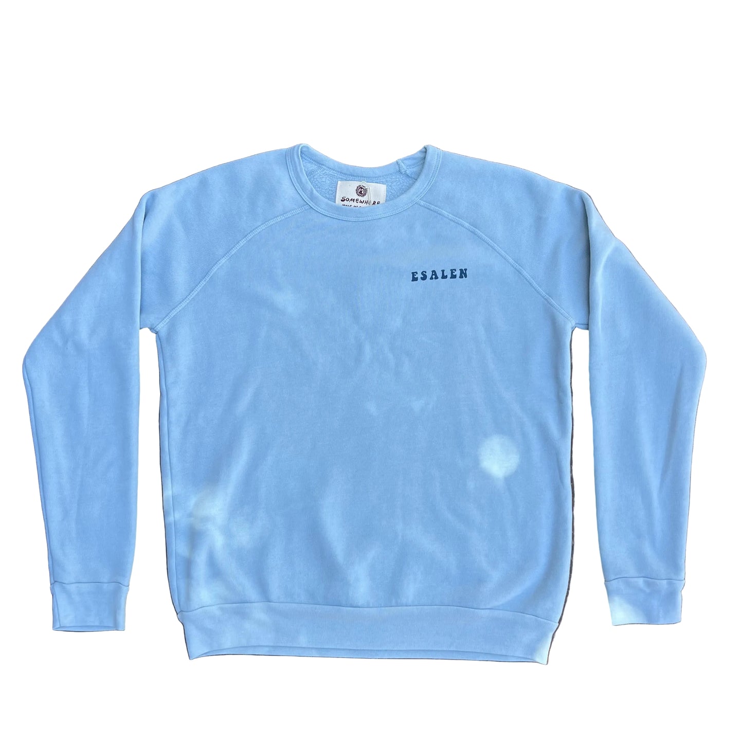 Floral Big Sur Sweatshirt in Sky Blue - Somewhere x Esalen