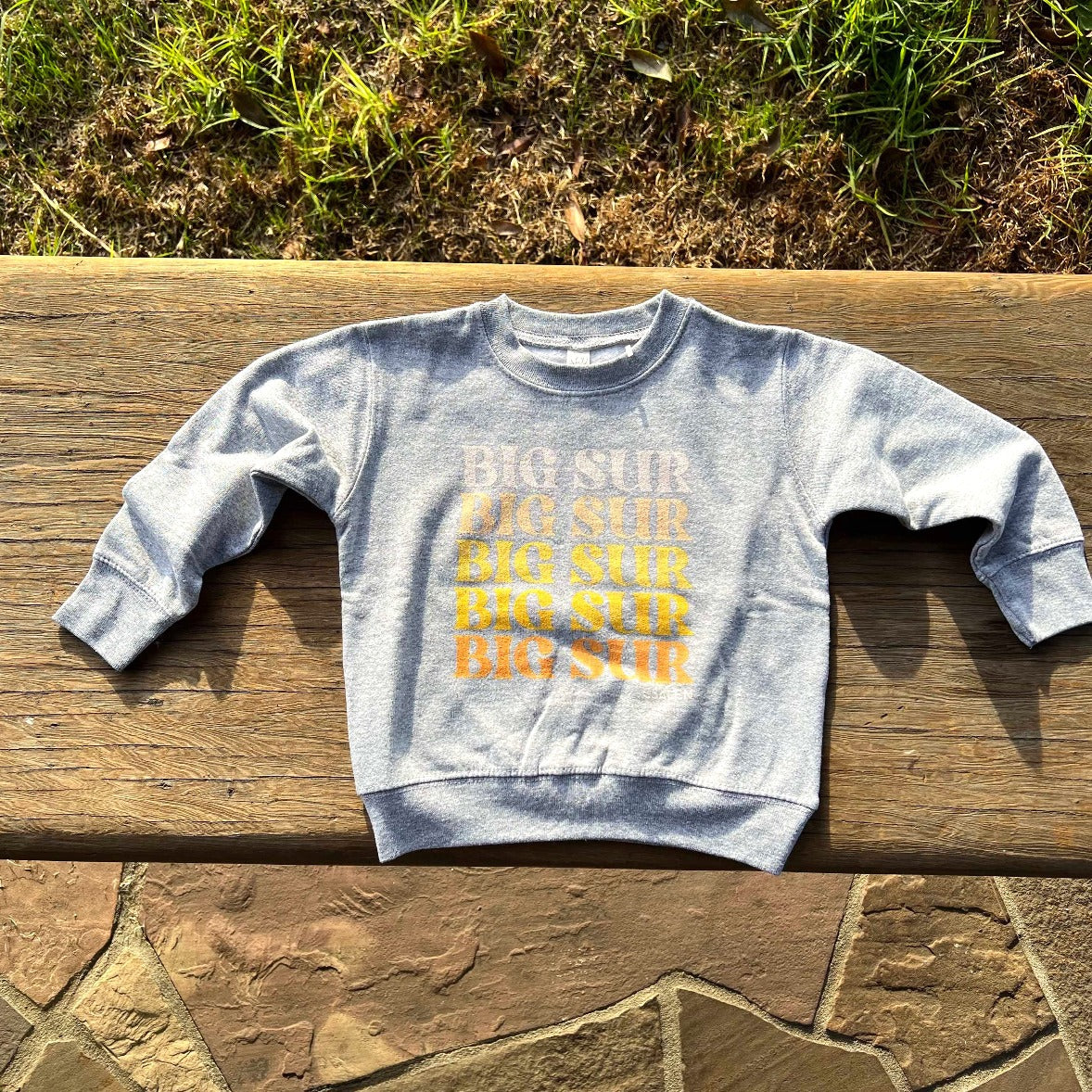Big Sur Toddler Sweatshirt in Heather Grey