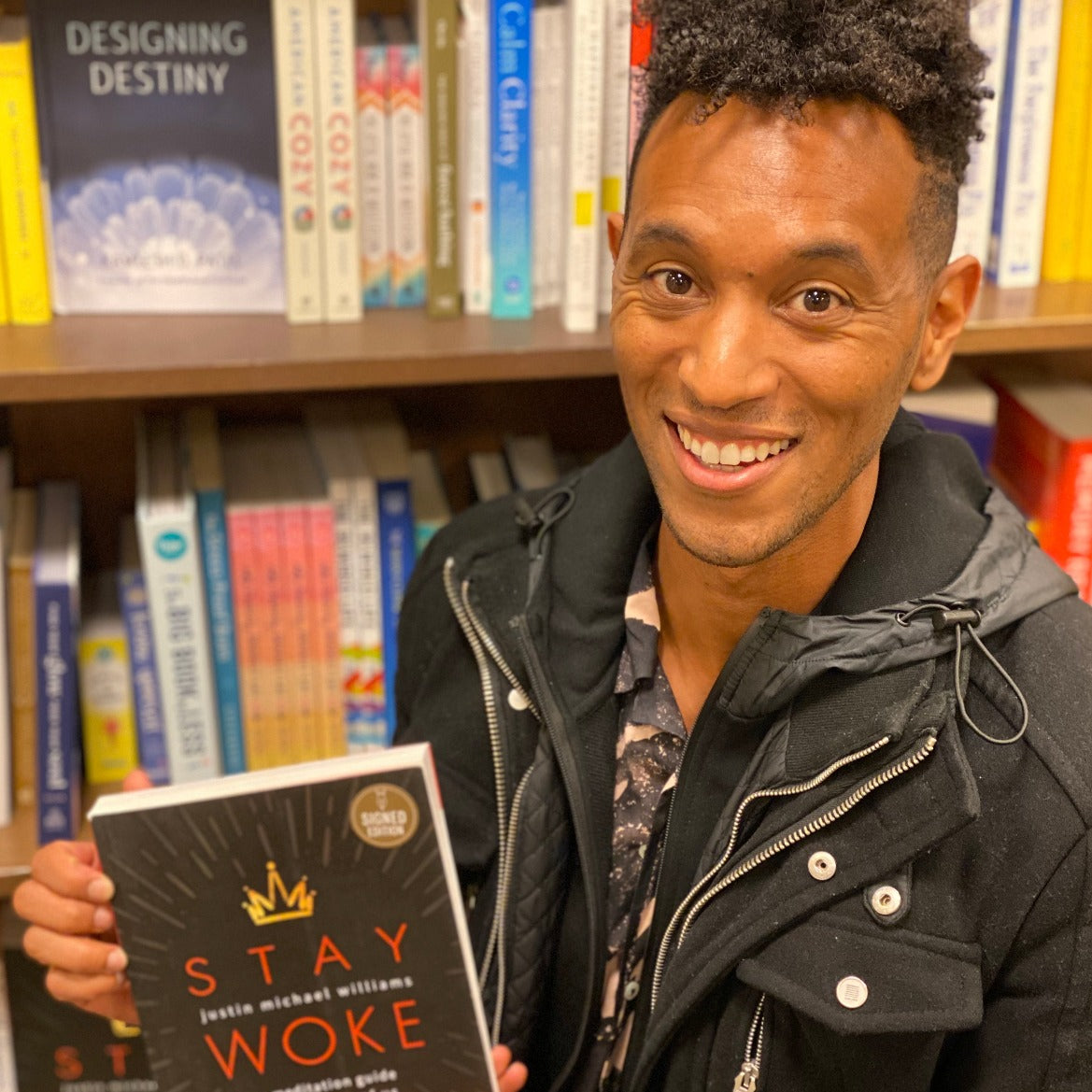 Esalen Books - Stay Woke by Justin Michael Williams, author with book