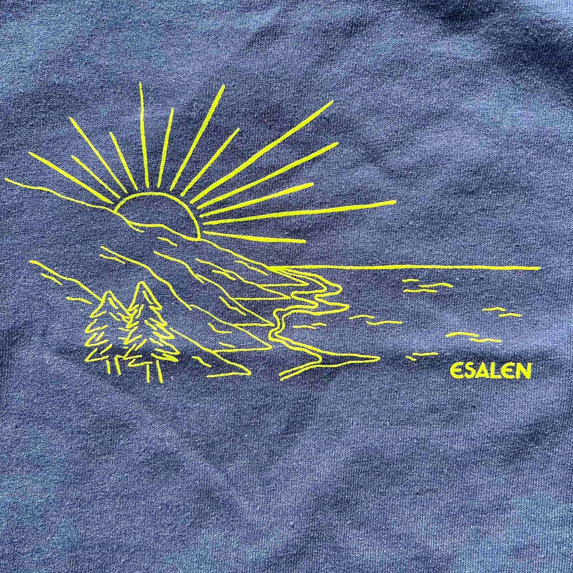 Esalen Landscape Toddler T-Shirt in Navy